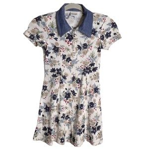 Vintage Girls New Moves Floral Print Dress